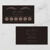 Loyalität 6 Makeup Eyebrow Eyes Lashes Visitenkarte (Vorne/Hinten)