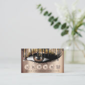 Loyalität 6 Makeup Makeup Eyelash Gold Skinny Trop Visitenkarte (Stehend Vorderseite)