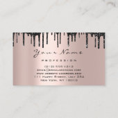 Loyalität 6 Makeup Makeup Eyelash Tropfen Black Go Visitenkarte (Rückseite)