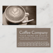 Loyalität der Liebe Treuekarte (Vorne/Hinten)