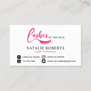 Loyalität des Lashes Treuekarte