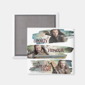 Loyalität, Ehre, ein bereitwilliges Herz Magnet (Vorderseite/Rückseite)