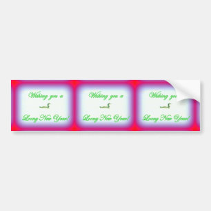 Loyalität für das neue Jahr Autoaufkleber