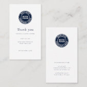 Loyalität für einfache moderne Unternehmen Rabattkarte (Vorne/Hinten)