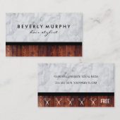 Loyalität für Holzmarble Treuekarte (Vorne/Hinten)