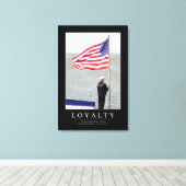 Loyalität: Inspiration Leinwanddruck (Insitu (Holzboden))