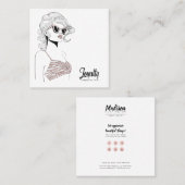 Loyalität ist eine schöne Sache Rose Gold ID554 Treuekarte (Vorne/Hinten)