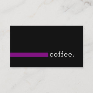 Loyalität Kaffeepause Modernes Lila Treuekarte