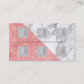 Loyalität Karte 6 Punch Kunstrasse Salon Lift (Rückseite)