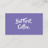 Loyalität Latte Antrieb-Durch lila GebirgsFoto Treuekarte (Rückseite)