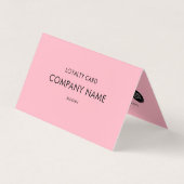 Loyalität Modernes Minimalistisches Kirschblossom Visitenkarten (Vorderseite)