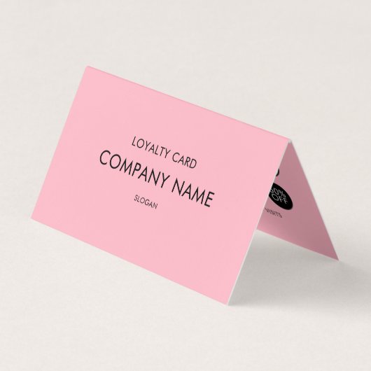 Loyalität Modernes Minimalistisches Kirschblossom Visitenkarten (Vorderseite)