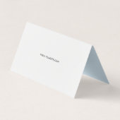 Loyalität Modernes Minimalistisches Licht Grau Visitenkarten (Rückseite)