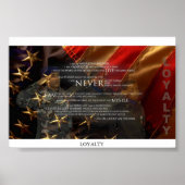 Loyalität Poster (Vorne)