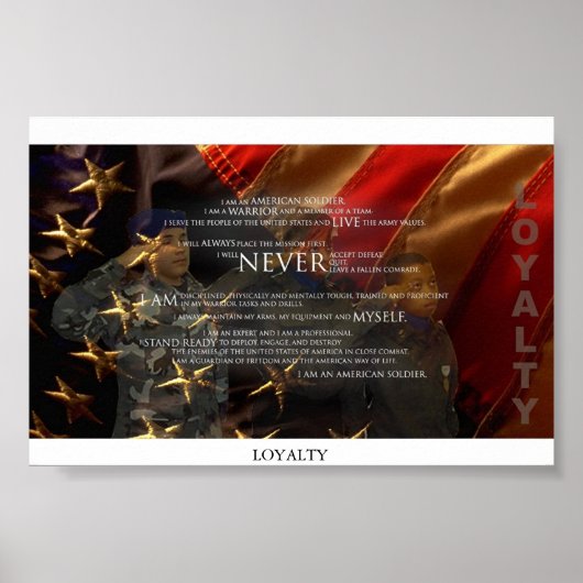 Loyalität Poster (Vorne)