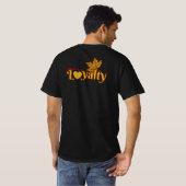 Loyalität (Psalm 33:4) Herrenhemd T-Shirt (Schwarz voll)
