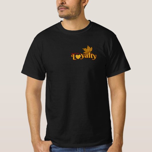 Loyalität (Psalm 33:4) Herrenhemd T-Shirt (Vorderseite)