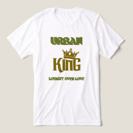 LOYALITÄT REGIERT OLIVES GRÜN WEIß URBAN GRAPHIC H Tri-Blend SHIRT
