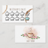 Loyalität vergütet Karte coffeeshop Café (Vorne/Hinten)