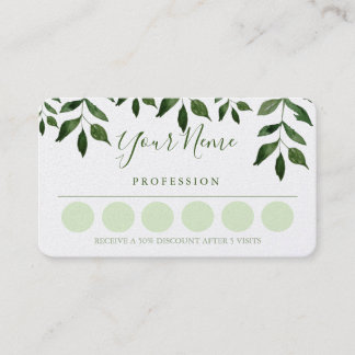 Loyalität-Visitenkarte Visitenkarte