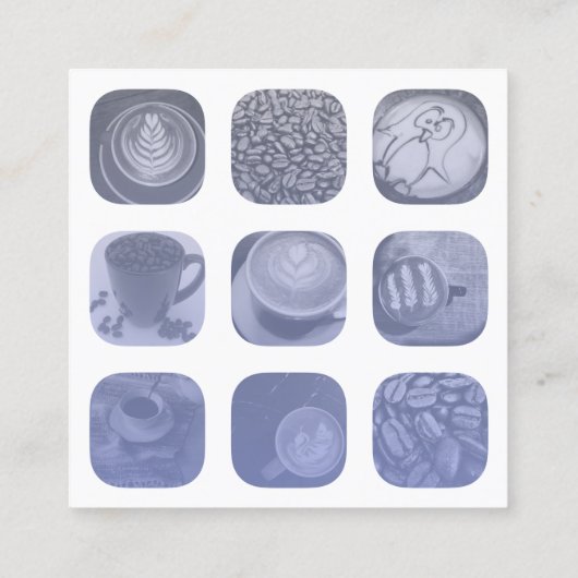 Loyalität von Kaffeeprogrammen Treuekarte (Rückseite)