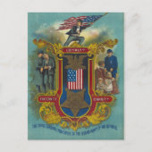 Loyalität, Wohltätigkeit und Bruderschaft GAR Post Postkarte (Vorderseite)