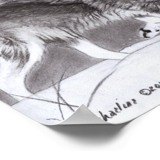 Loyalität - Wolves Poster (Ecke)