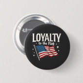 Loyalität zu den Flag USA zum Veteranentag Button (Vorne & Hinten)