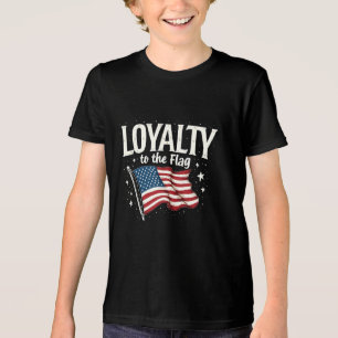 Loyalität zu den Flag USA zum Veteranentag Tri-Blend Shirt