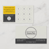 Loyalitäts-Geschäfts-Karten-Briefmarken-Karte Treuekarte (Vorne/Hinten)