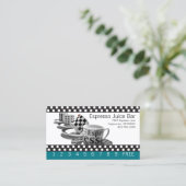 Loyalitäts-Kaffee-Verbundlochkarten Treuekarte (Stehend Vorderseite)