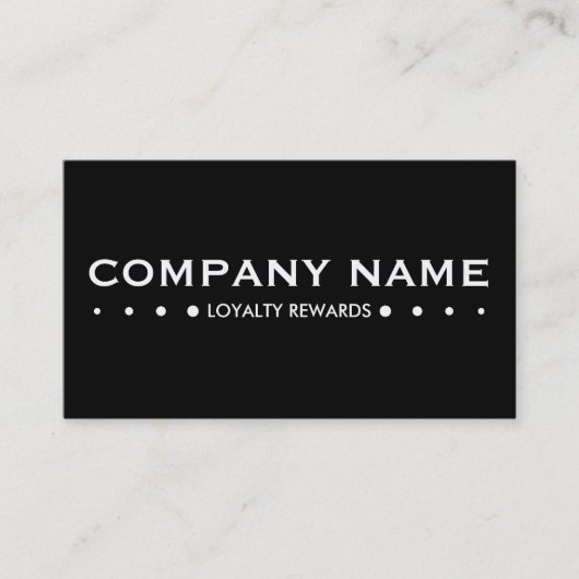 LOYALITÄTS-Pyramide-Lochkarte (Farbe Treuekarte (Vorderseite)