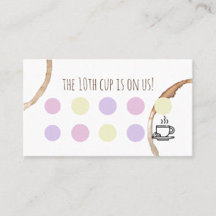 Loyalitätsbelohnungen Visitenkarte