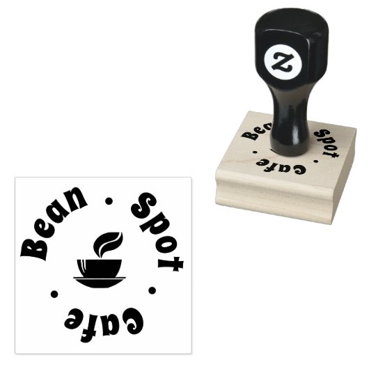 Loyalitätscafé für Kaffee Bean Cup Gummistempel (Stempel)