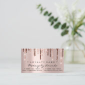 Loyalitätskarte 6 Pinsel Makeup Waxing Crown Lashe Treuekarte (Stehend Vorderseite)