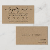 Loyalitätskarte/Bonuskarte - Kraft Visitenkarte (Vorne/Hinten)