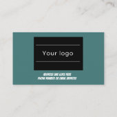 Loyalitätskarte, Comic Spaß, berufliches Aqua Gree Treuekarte (Rückseite)