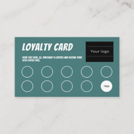 Loyalitätskarte, Comic Spaß, berufliches Aqua Gree Treuekarte