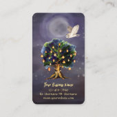 Loyalitätskarte für den personalisierten Mond Visitenkarte (Rückseite)