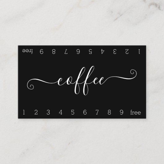 Loyalitätskarte für die doppelte Anzahl Treuekarte (Vorderseite)