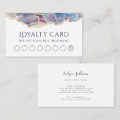 Loyalitätskarte für dunkle Optik Visitenkarte (Vorne/Hinten)