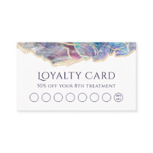 Loyalitätskarte für dunkle Optik