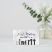 Loyalitätskarte für Eye Lash und Brushs Treuekarte (Stehend Vorderseite)