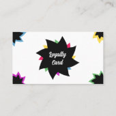 Loyalitätskarte für Farbrauschen Treuekarte (Rückseite)