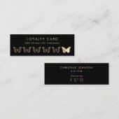 Loyalitätskarte für Goldbutterfische Mini Visitenkarte (Vorne/Hinten)