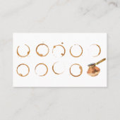 Loyalitätskarte für Kaffeestube Visitenkarte (Rückseite)