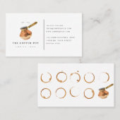 Loyalitätskarte für Kaffeestube Visitenkarte (Vorne/Hinten)