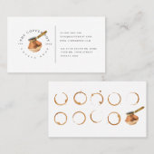 Loyalitätskarte für Kaffeestube Visitenkarte (Vorne/Hinten)