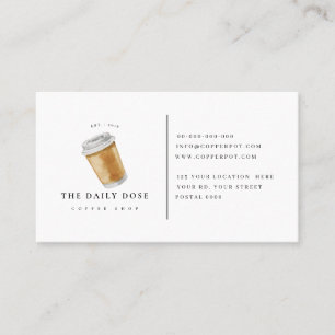 Loyalitätskarte für Kaffeestube Visitenkarte