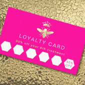 Loyalitätskarte für Queen bee Visitenkarte